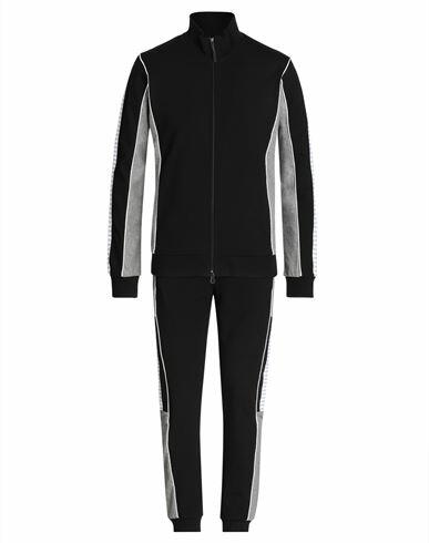 Bikkembergs Man Tracksuit Black Cotton, Elastane, Polyester Cover