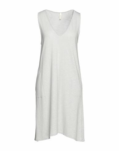 Lanston Woman Mini dress Light grey Rayon, Polyester Cover