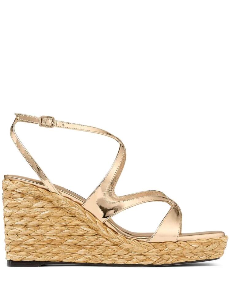 Jimmy Choo 85mm Ayla espadrilles - Gold Cover