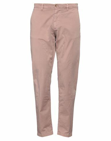 Officina 36 Man Pants Pastel pink Cotton, Elastane Cover