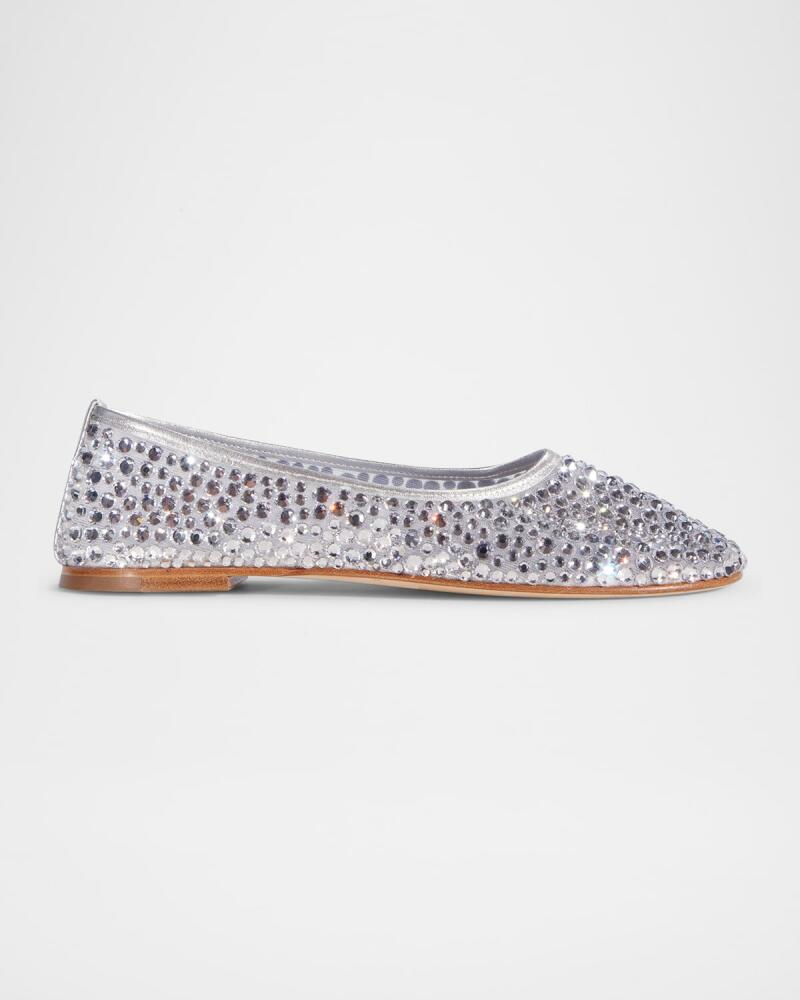 Dear Frances Balla Crystal Mesh Ballerina Flats Cover