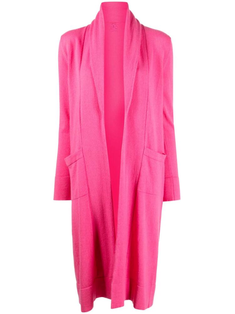 Teddy Cashmere Venzia open-front cashmere cardigan - Pink Cover