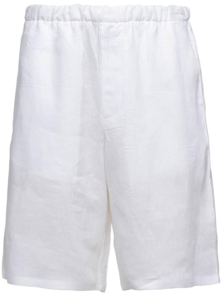 Prada linen bermuda shorts - White Cover