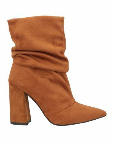 Nila & Nila Woman Ankle boots Tan Textile fibers Cover