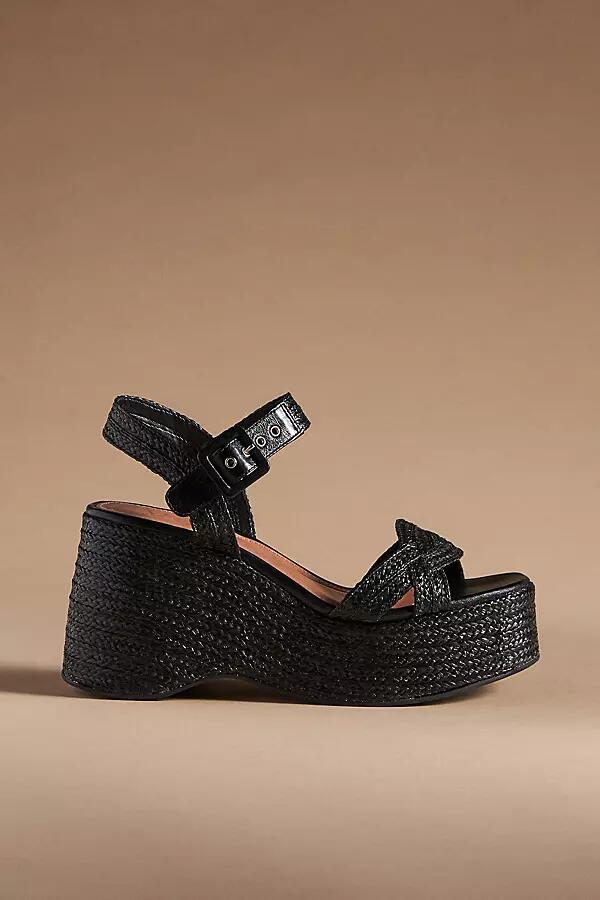 Vicenza Raffia Platform Heels Cover