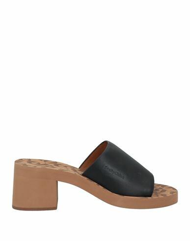 See By Chloé Woman Sandals Black Calfskin Cover