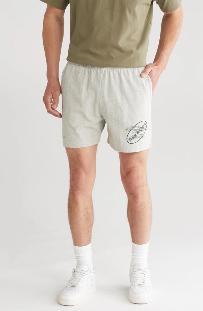 Museum of Peace & Quiet Museum Hours Cotton Sweat Shorts in Heather Cover