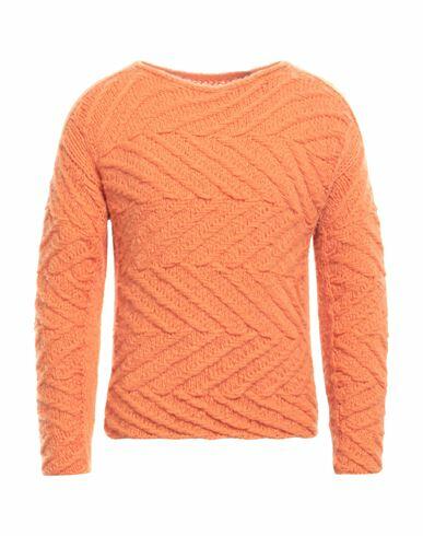 Iris Von Arnim Man Sweater Orange Cashmere Cover