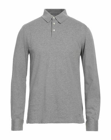 Hackett Man Polo shirt Grey Cotton Cover