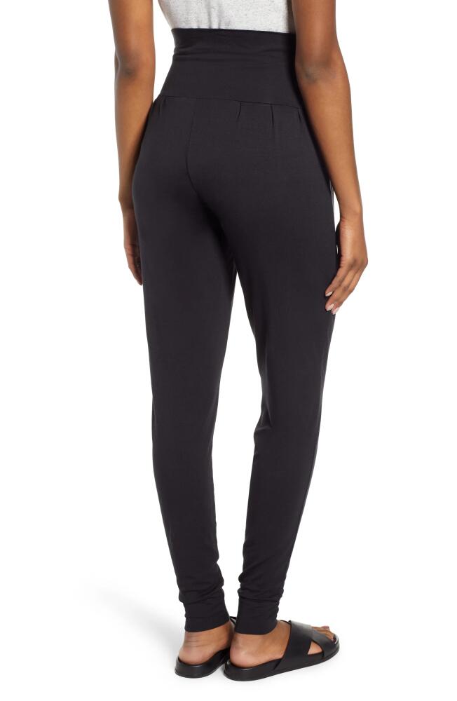 Angel Maternity Tapered Maternity Lounge Pants in Black Cover