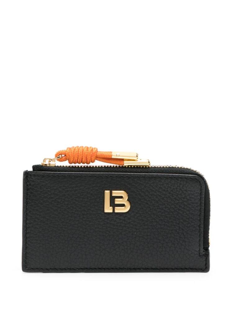 Bimba y Lola logo-plaque leather wallet - Black Cover