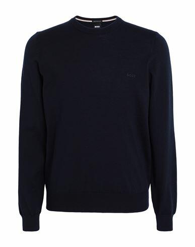 Boss Man Sweater Midnight blue Virgin Wool Cover