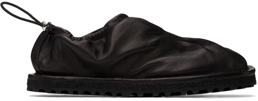 Dries Van Noten Black Drawstring Slippers Cover