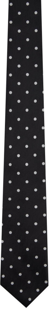 TOM FORD Black Polka Dot Tie Cover