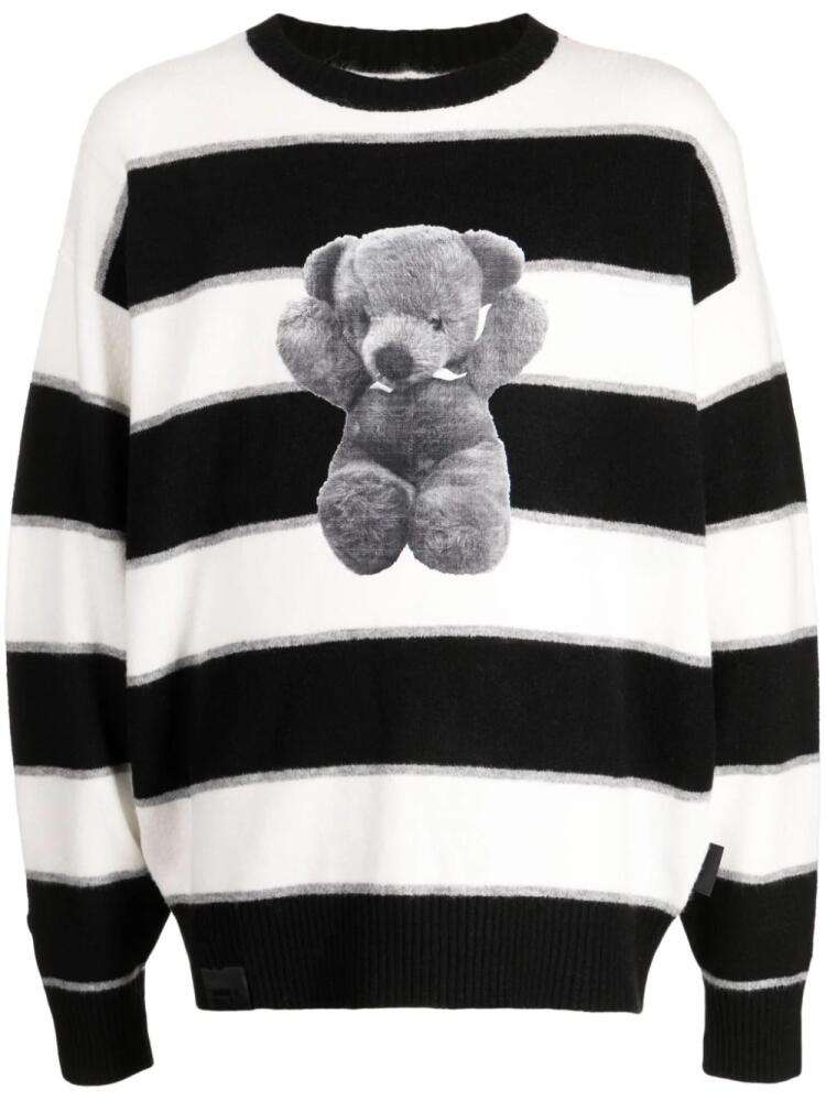 izzue striped crew-neck jumper - Multicolour Cover