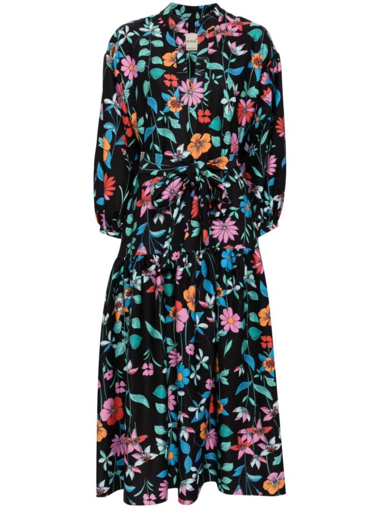 Bambah Black Hibiscus Gardenia Dress Cover