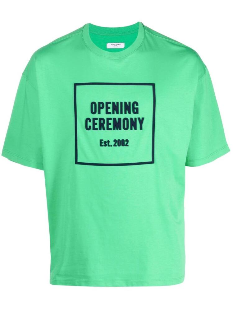 Opening Ceremony logo-print T-shirt - Green Cover