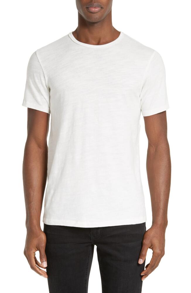 rag & bone Slim Fit Slubbed Cotton T-Shirt in White Cover