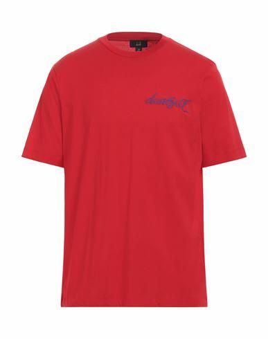 Dunhill Man T-shirt Red Cotton Cover