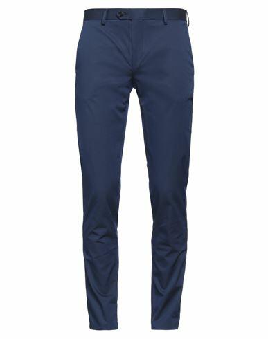 Brian Dales Man Pants Navy blue Cotton, Polyamide, Elastane Cover