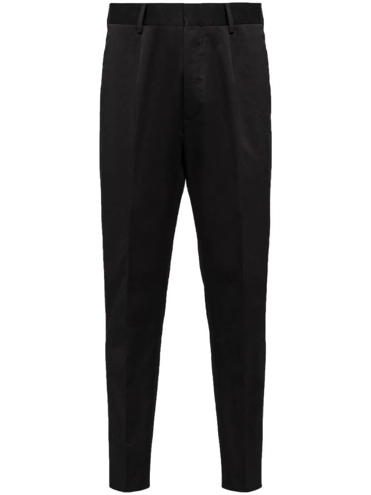 Prada gabardine tailored trousers - Black Cover