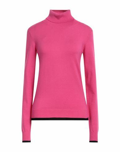 Silvian Heach Woman Turtleneck Fuchsia Viscose, Polyester, Polyamide Cover