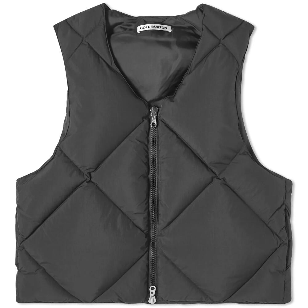 Cole Buxton Men's Down Quilted Vest in Black Cover