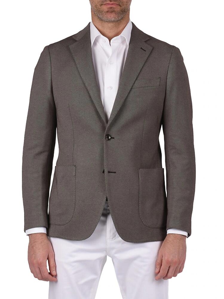 IBIZA AZURE Men's Modern Fit Sportcoat - Brown Cover