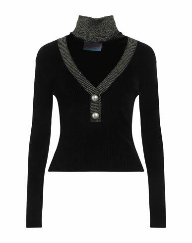 Eleonora Gottardi Woman Top Black Viscose, Polyamide, Elastane Cover