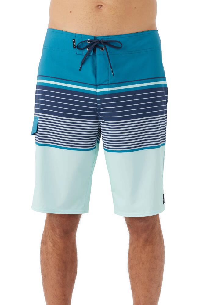 O'Neill Lennox Stripe Board Shorts in Light Jade Cover