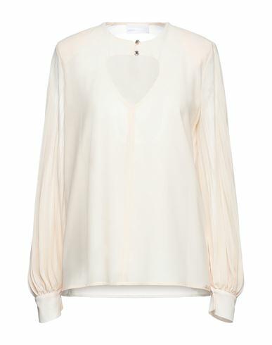 Cristinaeffe Woman Top Ivory Polyester Cover