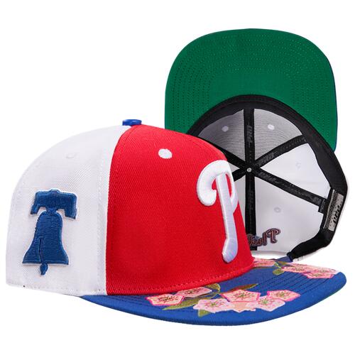 Pro Standard Phillies State Flower Brim Wool Snapback - Adult Red/White/Navy Cover