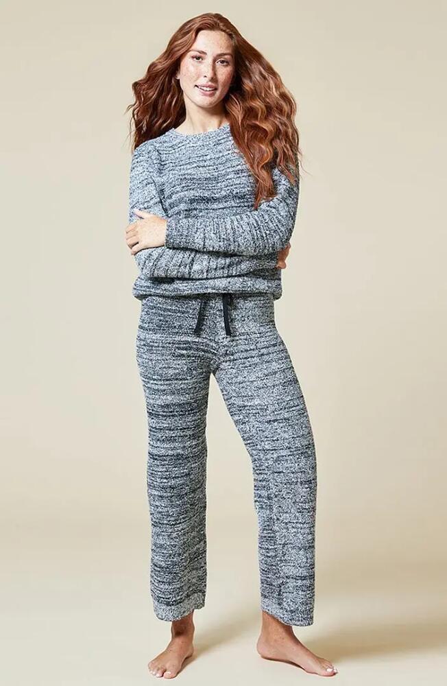 Softies Heather Marshmallow Crew Neck Lounge Set in Heather Black Cover