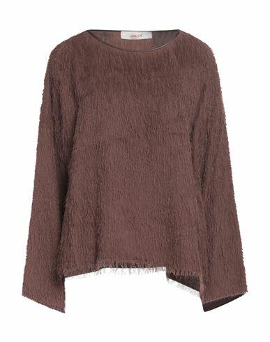 Jucca Woman Top Brown Acetate, Viscose Cover