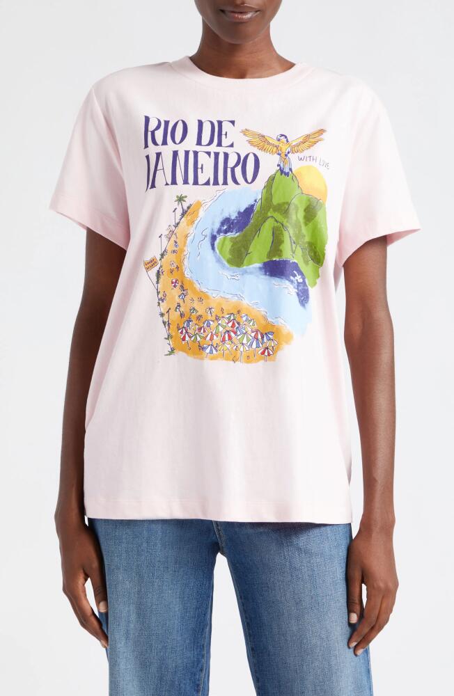 FARM Rio Rio De Janeiro Graphic T-Shirt in Pink Cover