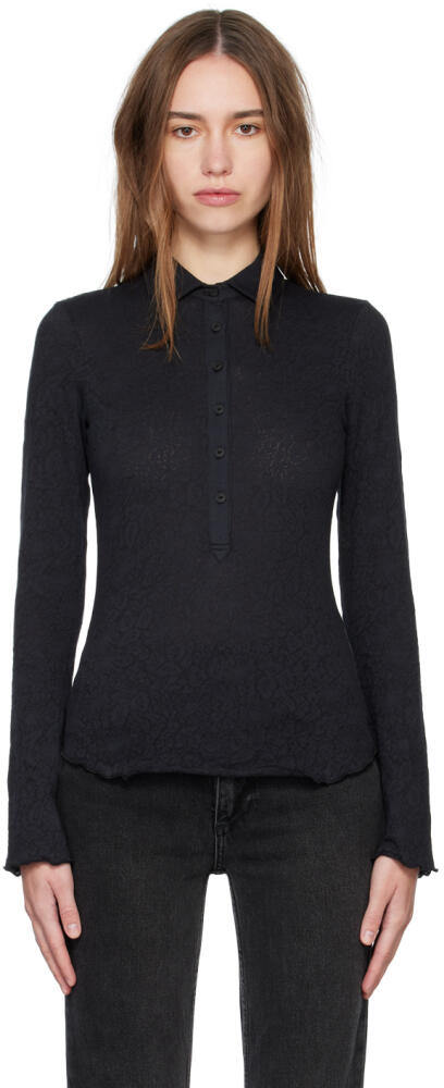 rag & bone Black Gemma Polo Cover