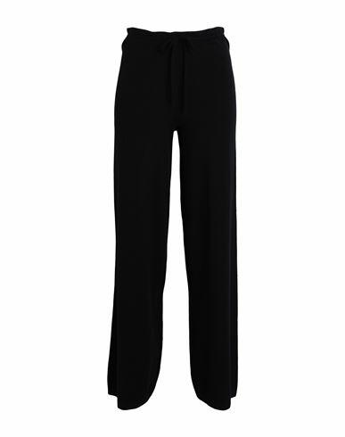 Only Woman Pants Black Viscose, Nylon, Polyester Cover