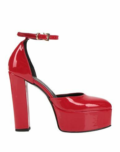 Divine Follie Woman Pumps Red Textile fibers Cover