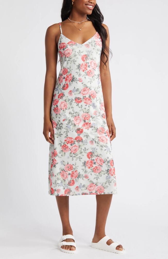 BP. Floral Print Slipdress Cover