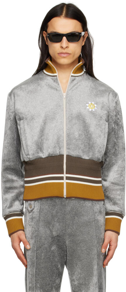 EGONlab Gray Sunflower Track Jacket Cover