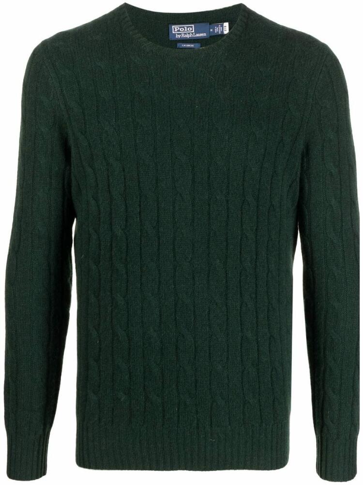 Polo Ralph Lauren cable-knit cashmere jumper - Green Cover