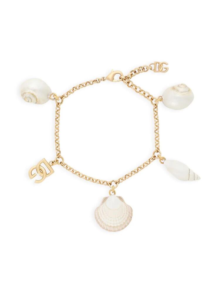 Dolce & Gabbana DG-charm shell bracelet - Gold Cover