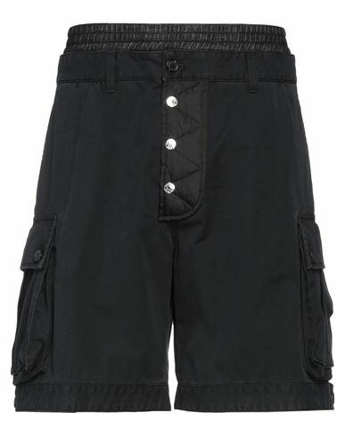 Dsquared2 Man Shorts & Bermuda Shorts Black Cotton, Polyamide, Elastane Cover