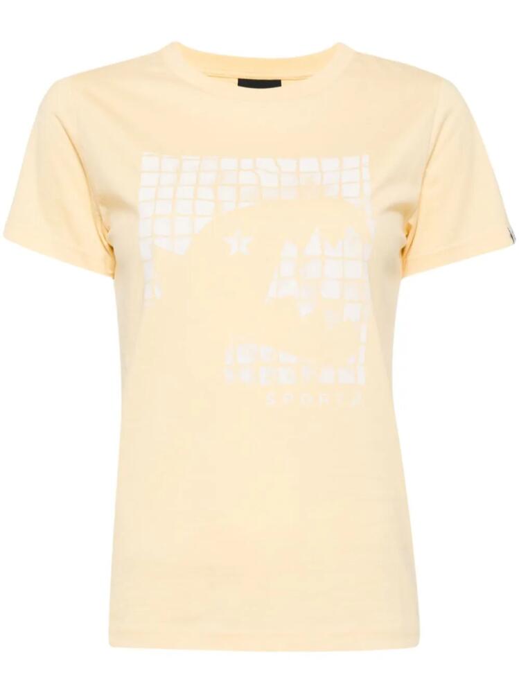 SPORT b. by agnès b. logo-printed T-shirt - Yellow Cover