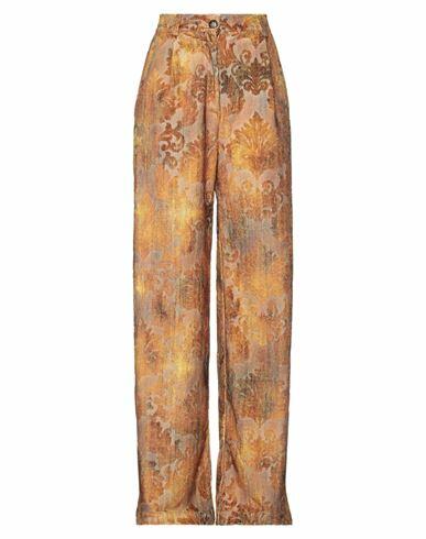 Brand Unique Woman Pants Brown Polyester Cover