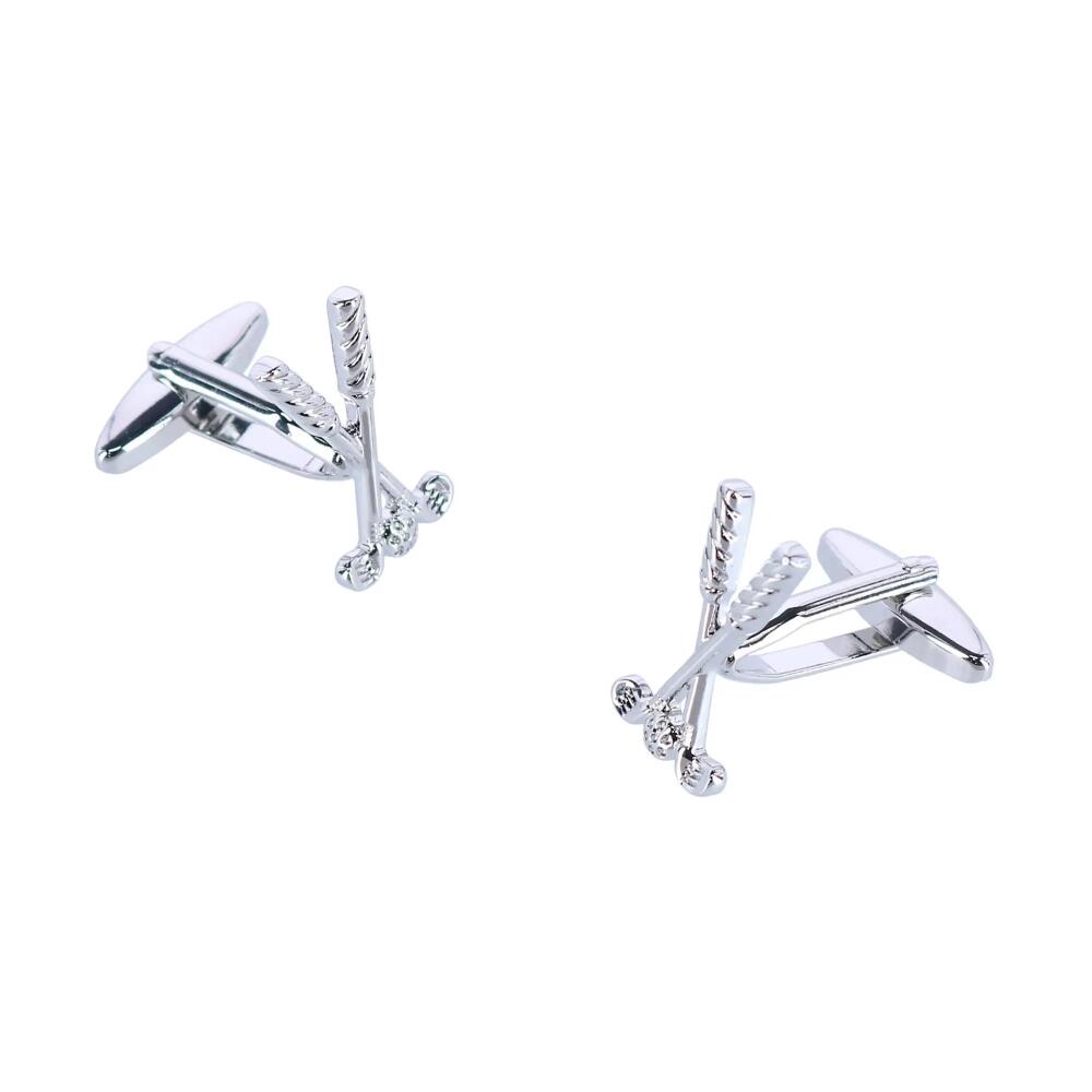 Trafalgar Hole In One Golf Clubs Novelty Cufflinks in Silver Cover