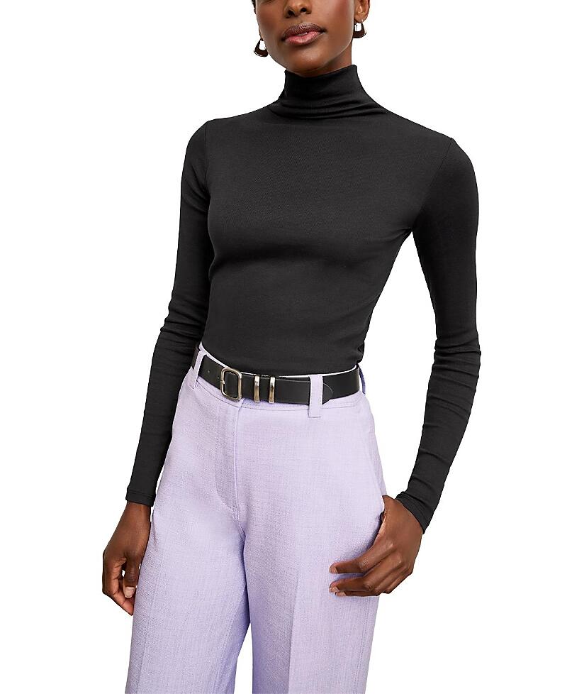 M. m.LaFleur Women's Ribbed Pima Cotton Axam Turtleneck Cover