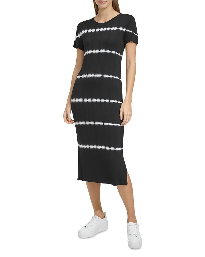 Marc New York Performance Tie Dyed Stripe Midi Dress Cover