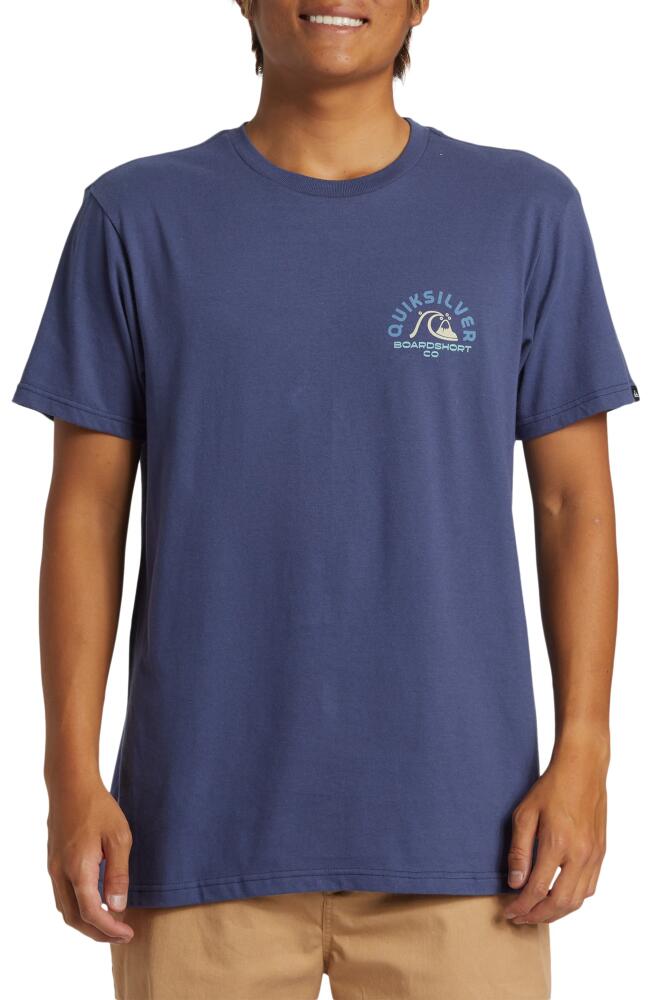 Quiksilver Ice Cold Graphic T-Shirt in Crown Blue Cover