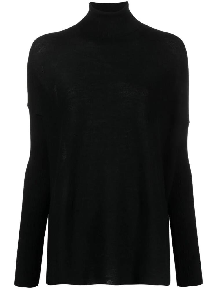 Gentry Portofino high-neck cashmere jumper - Black Cover